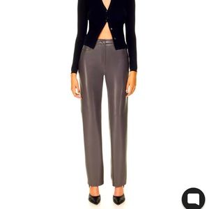 Aritzia Wilfred Melina Pants Grey/Mauve